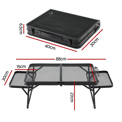 Weisshorn Camping Table Mesh Desktop Lightweight Portable Outdoor Folding Grill Desk 2