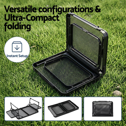 Weisshorn Camping Table Mesh Desktop Lightweight Portable Outdoor Folding Grill Desk 5