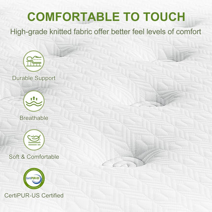 BedStory 34cm Single Latex Hybrid Mattress Medium Firm - 5 Zone Pocket Spring Bed for Pressure Relief Motion Isolation 7