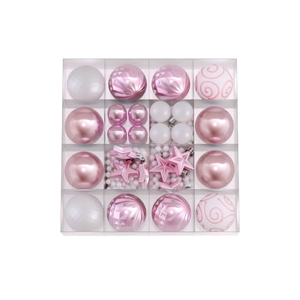 Jingle Jollys 33pcs Christmas Tree Decorations Set Baubles Ornaments Party Pink 3