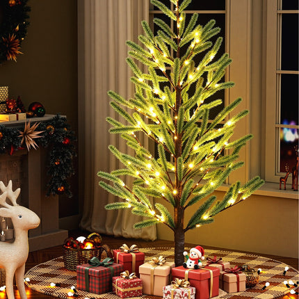 Jingle Jollys Christmas Tree 1.8M Pre-lit LED Xmas Tree 8 Modes Party Decoration 6