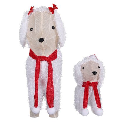 Jingle Jollys Christmas Lights 60 LED Fairy Light 2pcs Dog Decorations Set 3