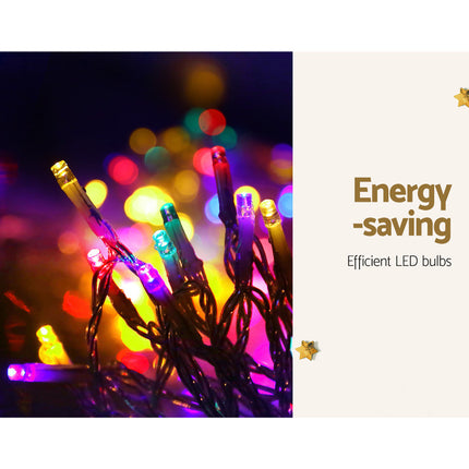 320 LED 5M Christmas Lights Solar String Fairy Light Jingle Jollys 4
