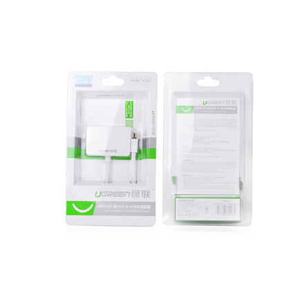 UGreen Mini Display Port to HDMI & VGA Dual Converter Premium ABS case (10427 ) 2